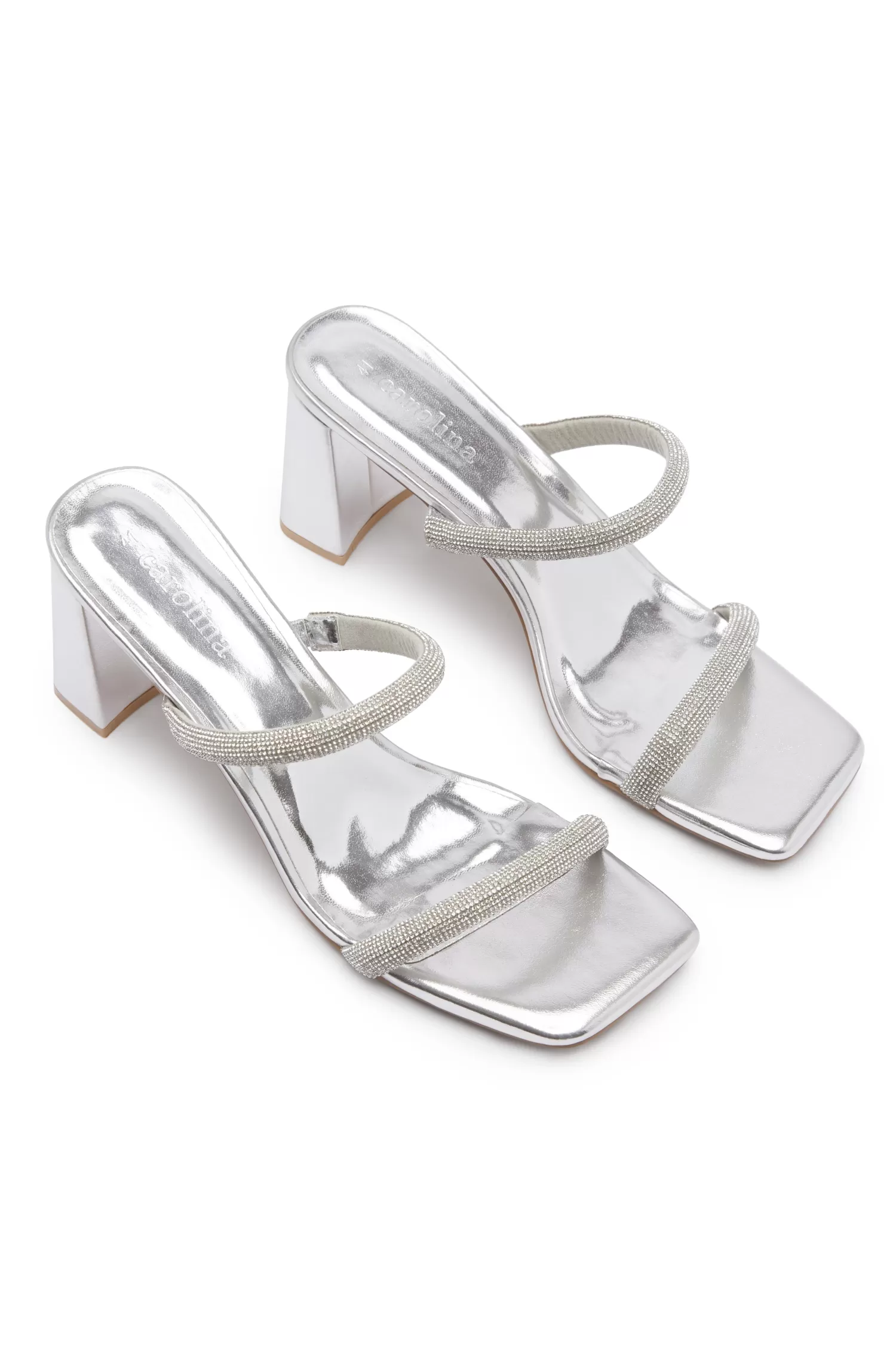 Carolina Heels And Wedges*Krissy Heels Silver