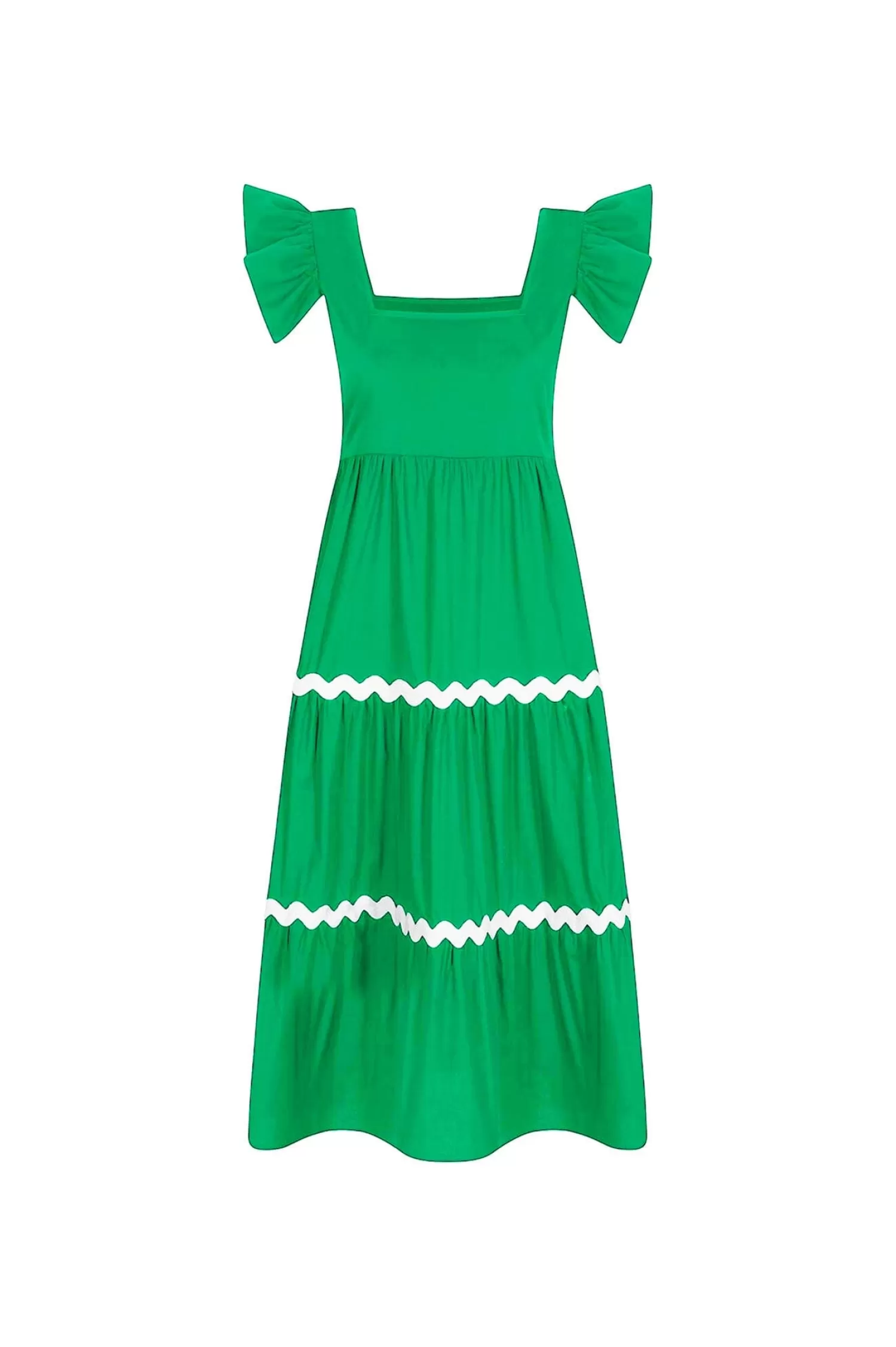 Carolina Short Sleeve*Laryssa Dress Emerald