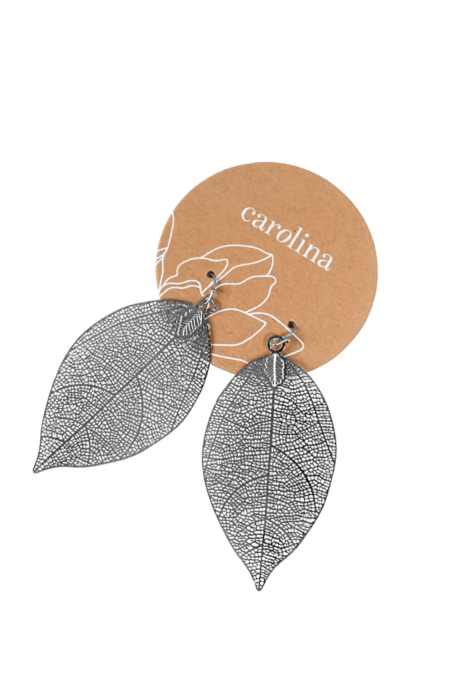 Carolina Earrings*Laurel Leaf Earrings Silver