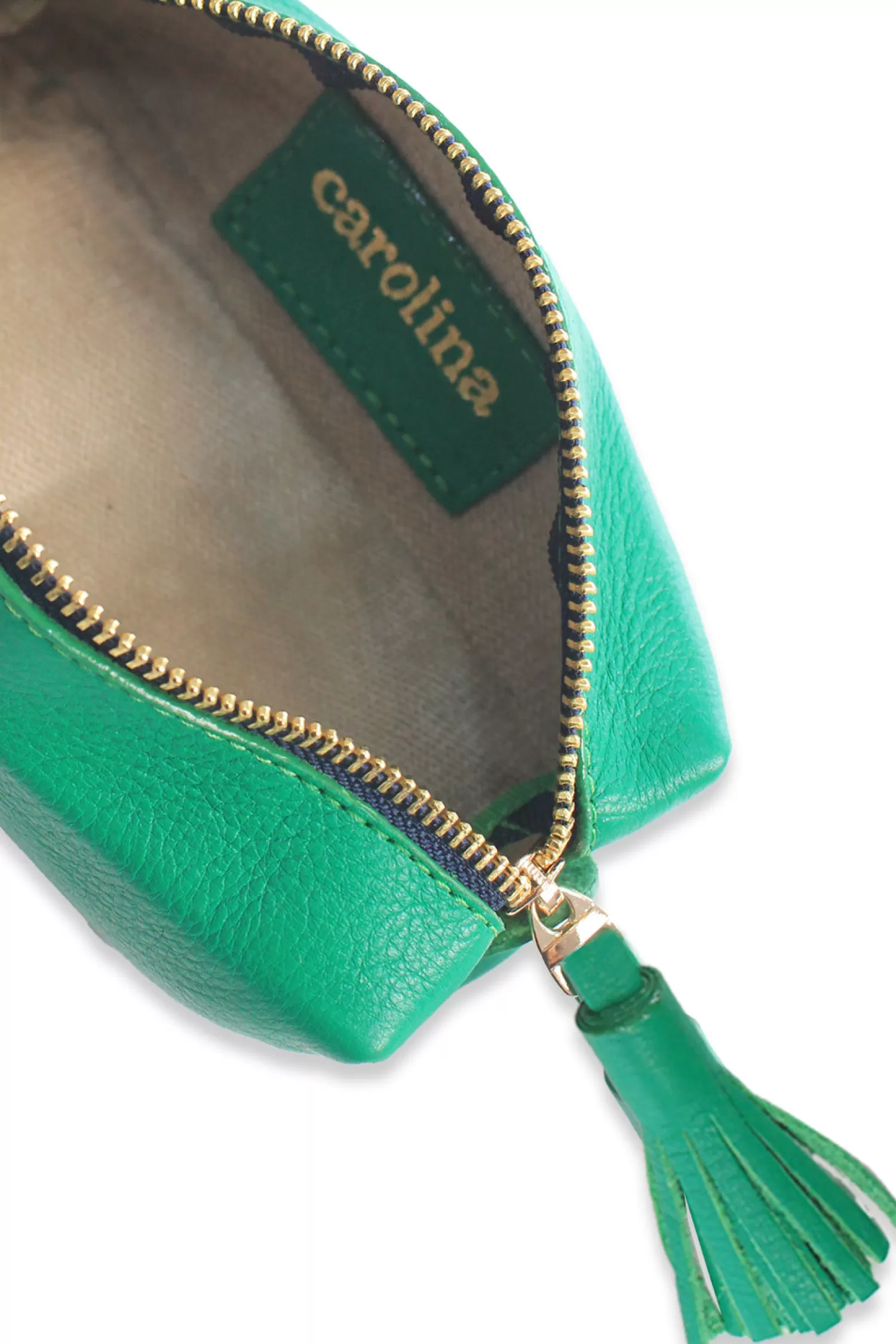 Carolina Travel Accessories | Travel Accessories*Make Up Bag Emerald Soft Leather