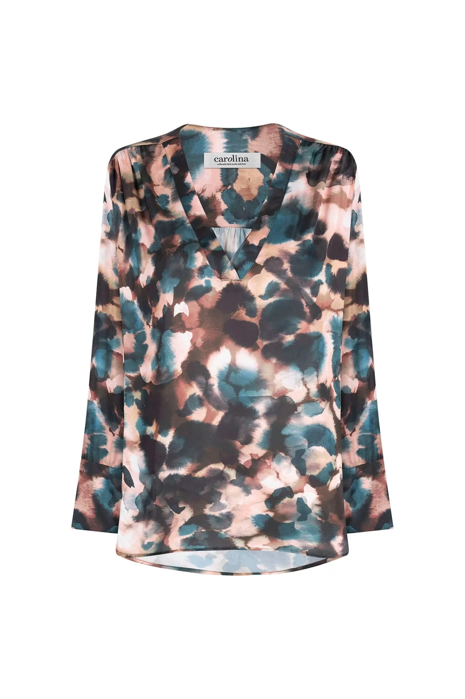 Carolina Long Sleeve*Milana Print V-Neck Long Sleeve Top