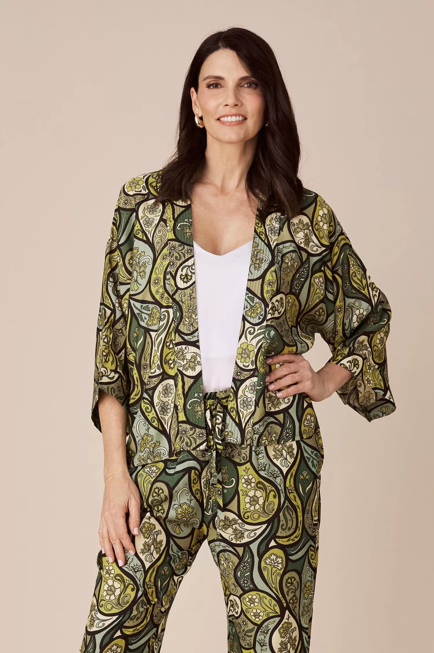 Carolina Capes & Kaftans*Mira Cape Olive