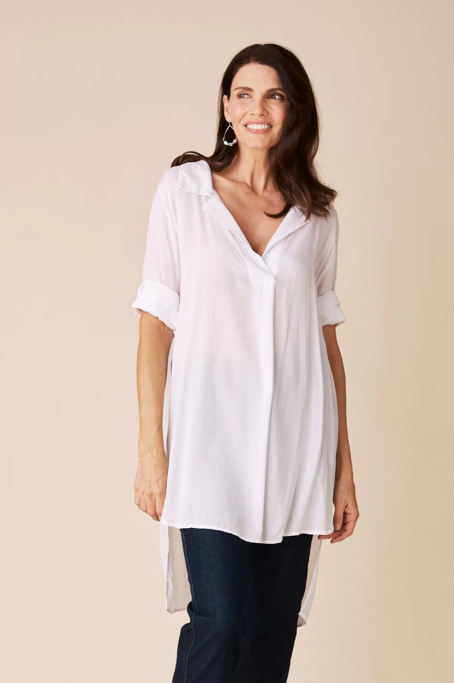 Carolina Short Sleeve | Long Sleeve*Monaco Dress Shirt White