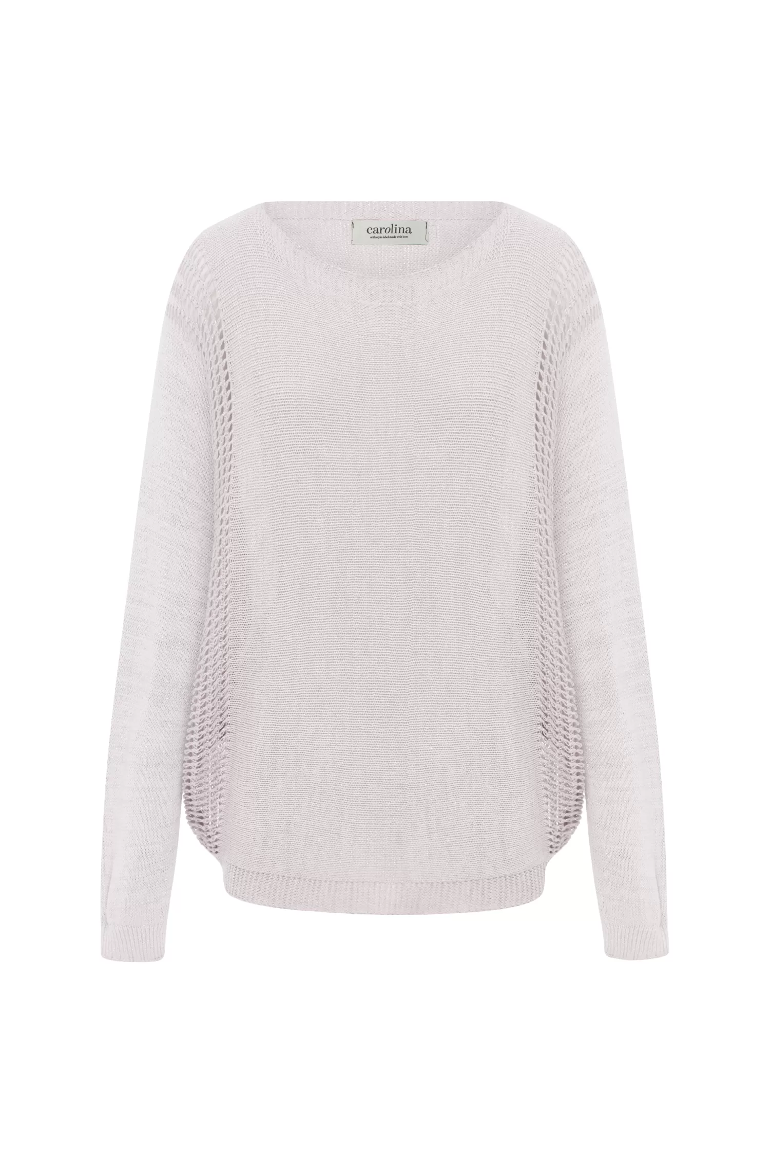 Carolina Knitwear*Oriana Light Knitwear Ivory Shimmer