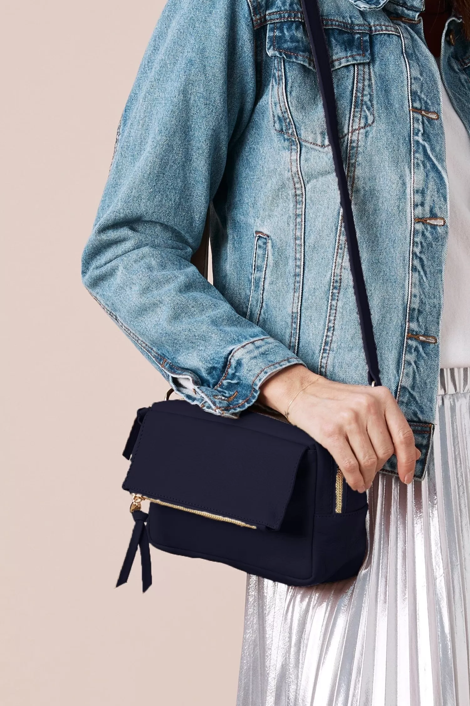 Carolina Cross Body | Handbags*Philippa Leather Bag Navy