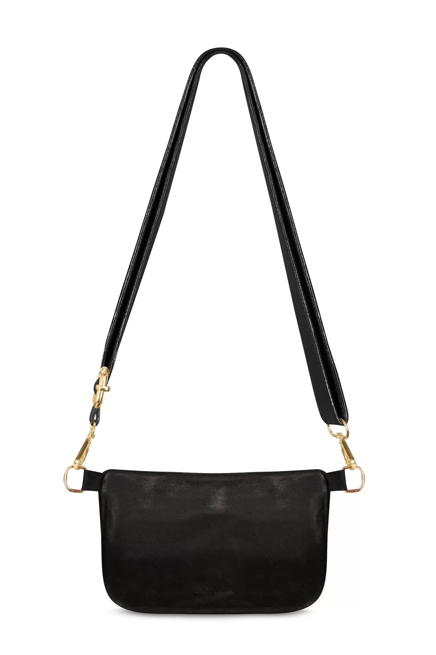 Carolina Cross Body | Handbags*Ramona Leather Handbag Black Metallic