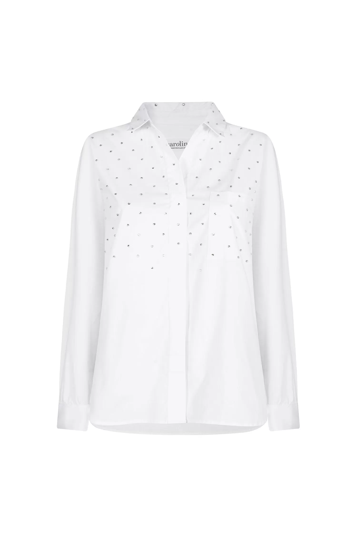 Carolina Long Sleeve*Renata White Collared Shirt