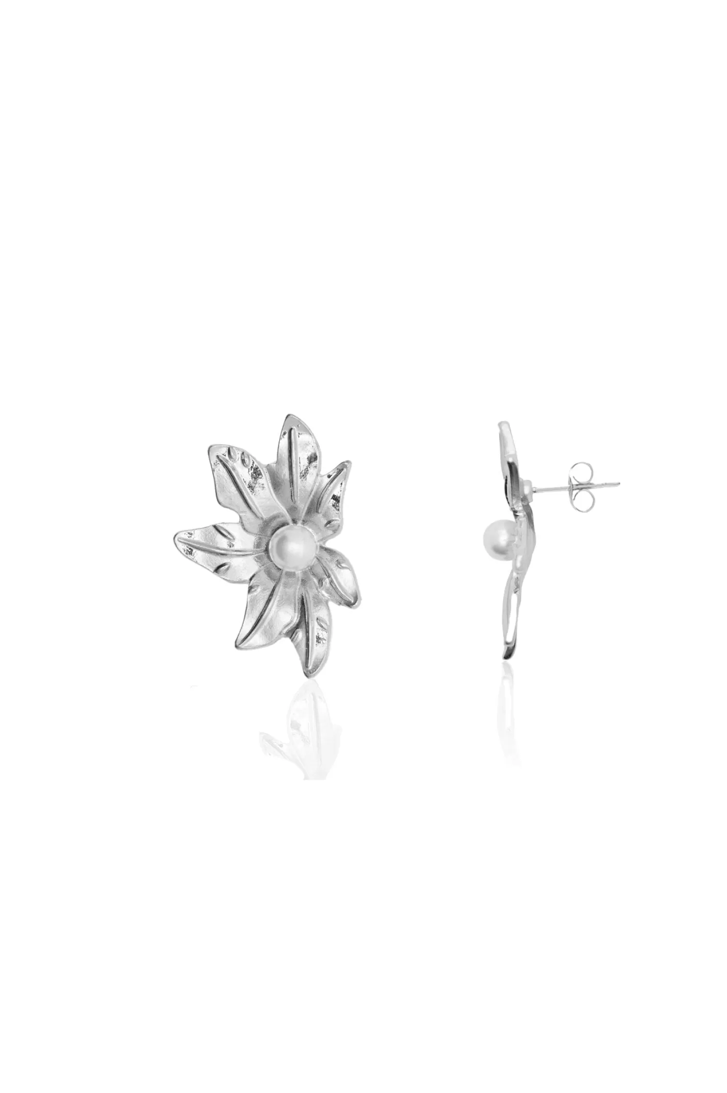 Carolina Earrings*Selah Floral Earrings Silver