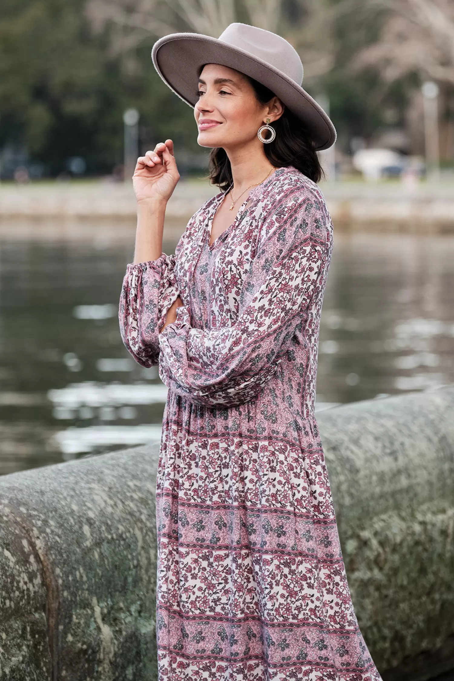 Carolina Long Sleeve*Shayla Long Sleeve Dress Blush