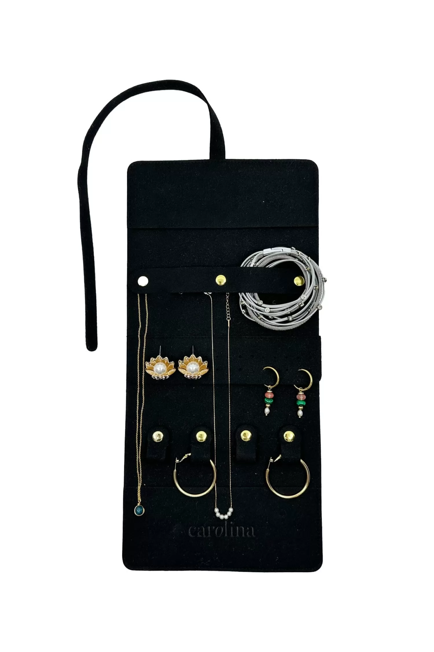 Carolina Travel Accessories | Travel Accessories*Silas Travel Jewellery Organiser Black