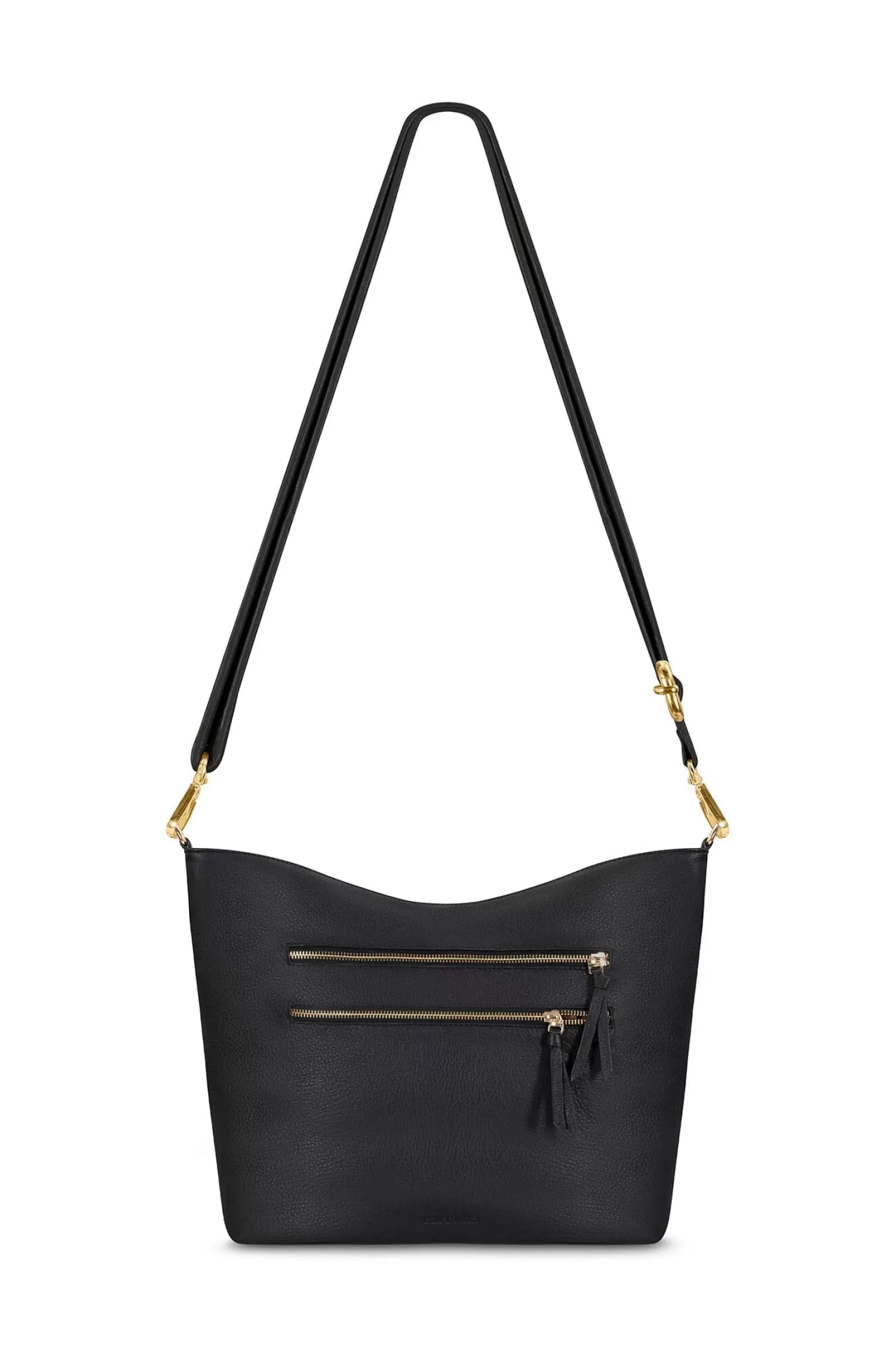 Carolina Totes | Handbags*Simonetta Leather Handbag Black