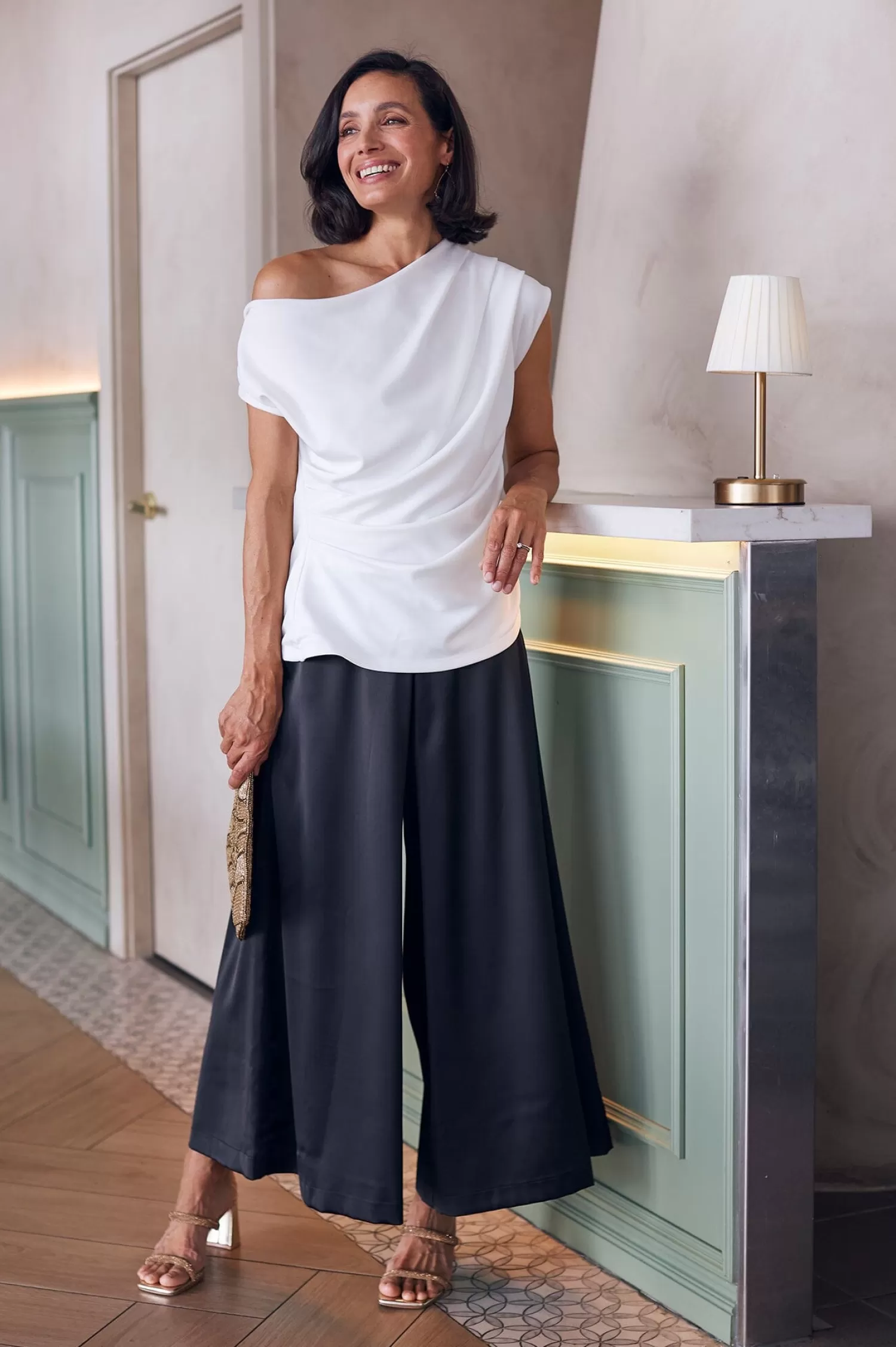 Carolina Pants*Sloane Wide Leg Pants Black-Pre Order