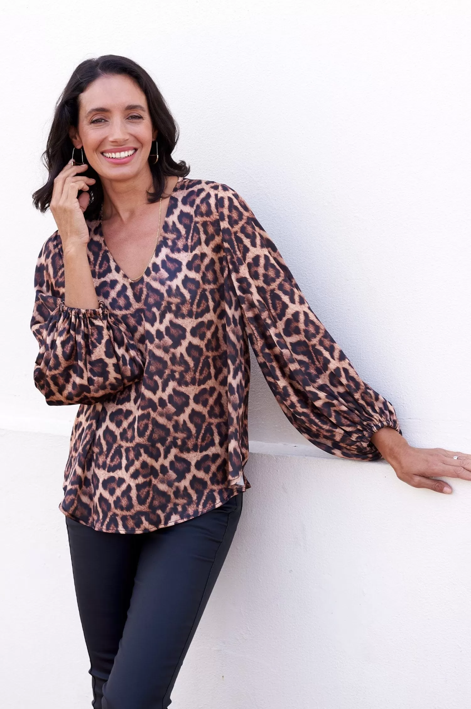 Carolina Sovana Tops | Long Sleeve*Sovana Long Sleeve Top in Anika Print