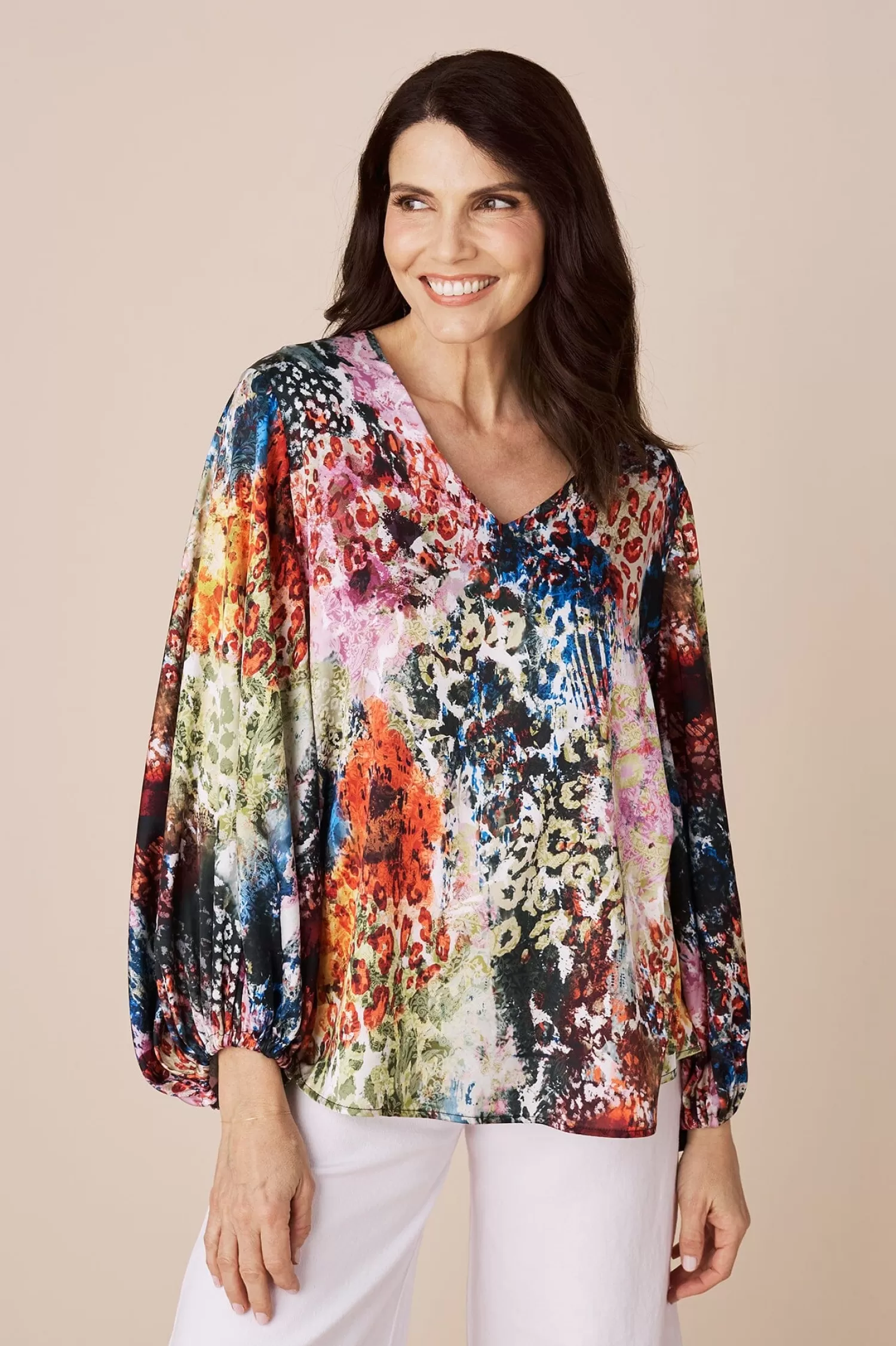 Carolina Sovana Tops | Long Sleeve*Sovana Long Sleeve Top in Luisa Print