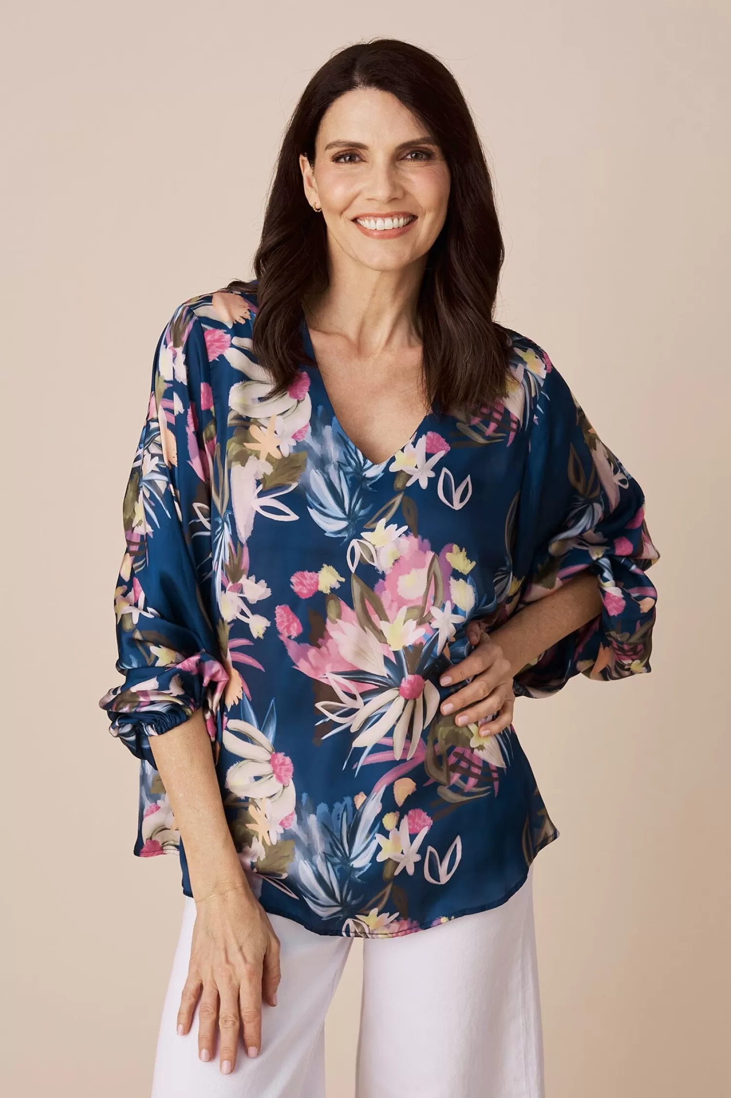 Carolina Sovana Tops | Long Sleeve*Sovana Long Sleeve Top in Minka Print