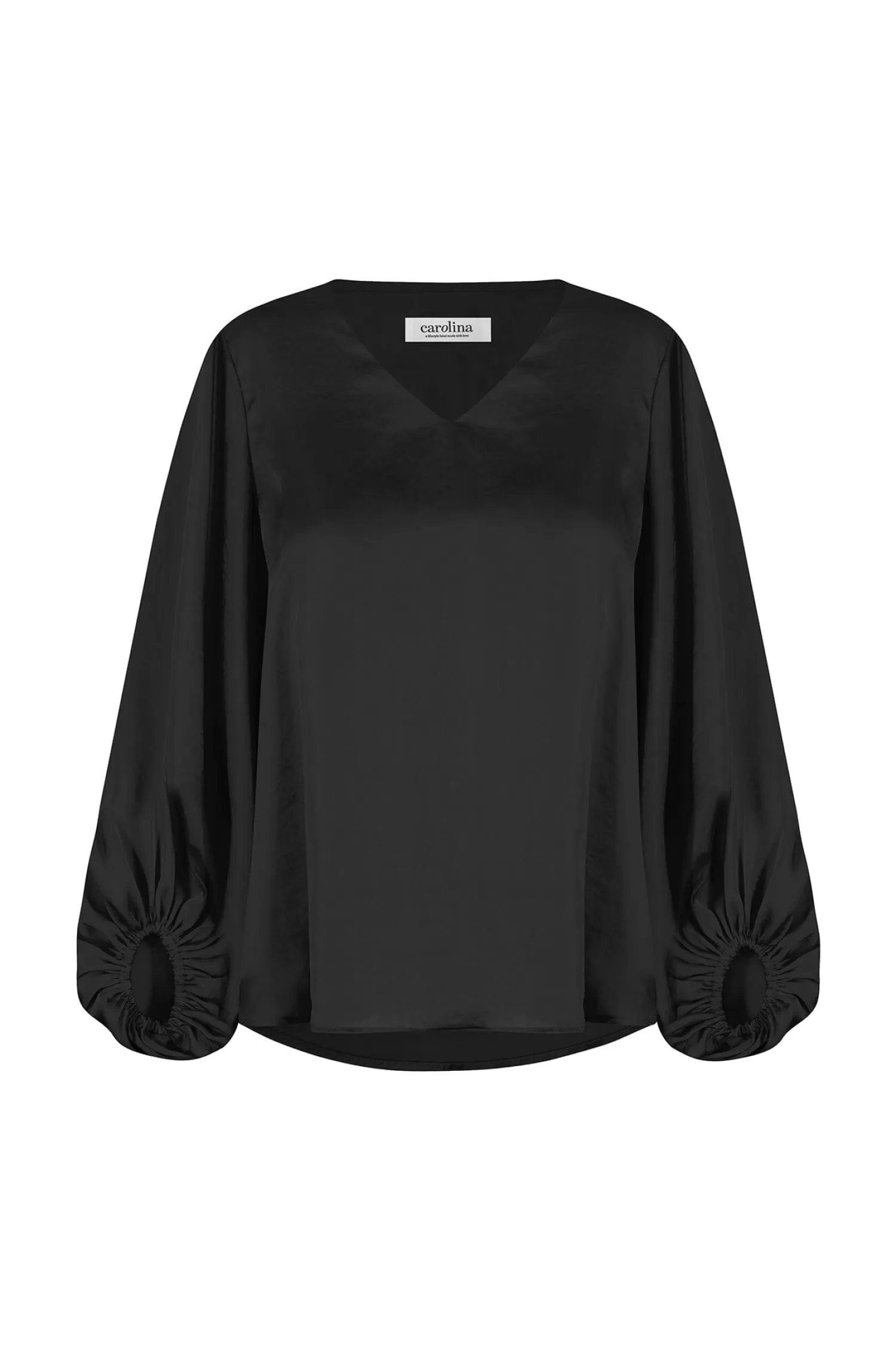 Carolina Sovana Tops | Long Sleeve*Sovana V-Neck Long Sleeve Top Black