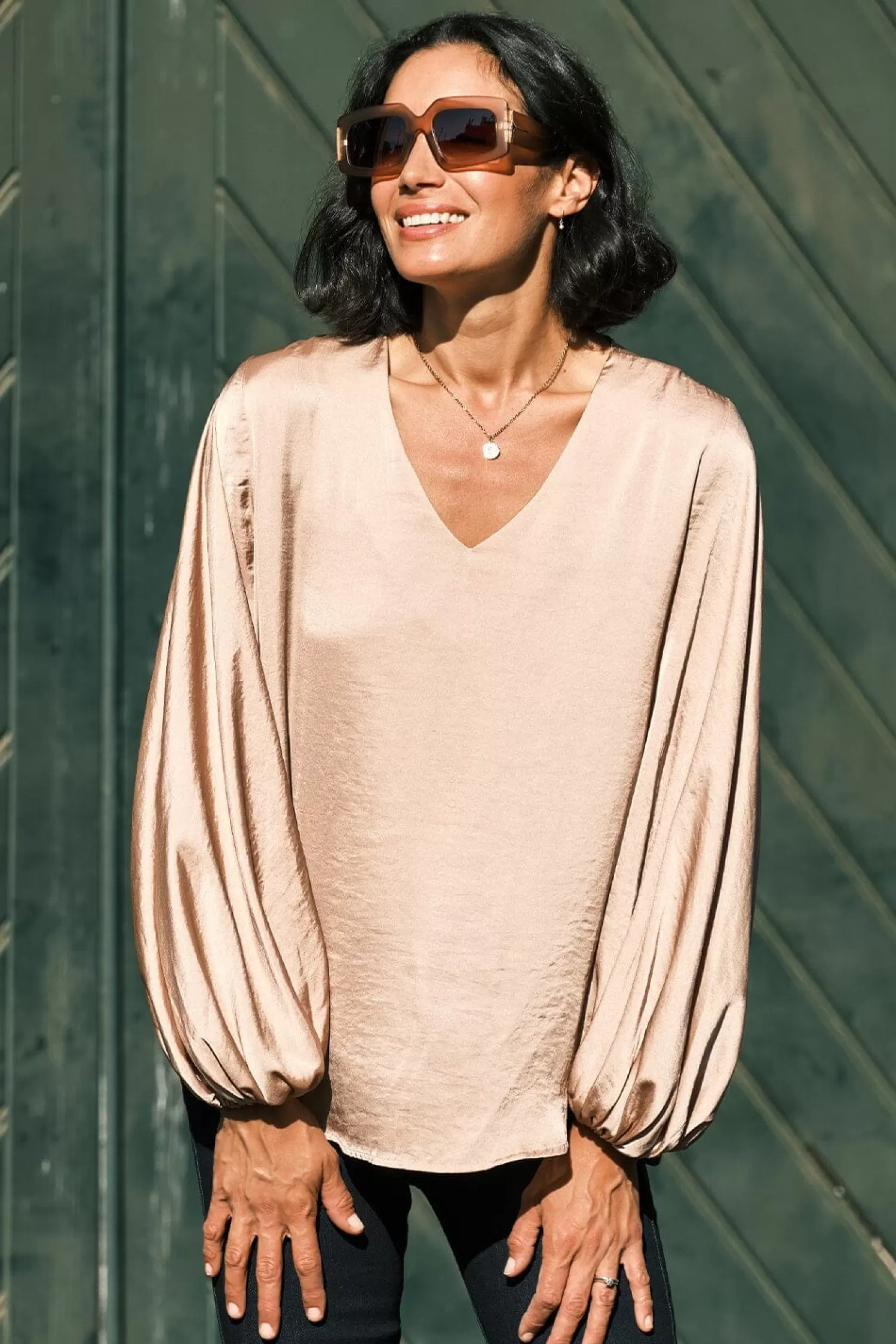 Carolina Sovana Tops | Long Sleeve*Sovana V-Neck Long Sleeve Top Espresso