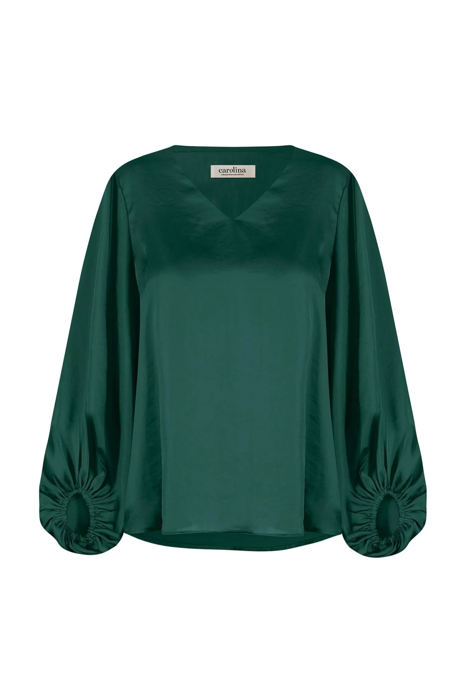 Carolina Sovana Tops | Long Sleeve*Sovana V-Neck Long Sleeve Top Forest Green