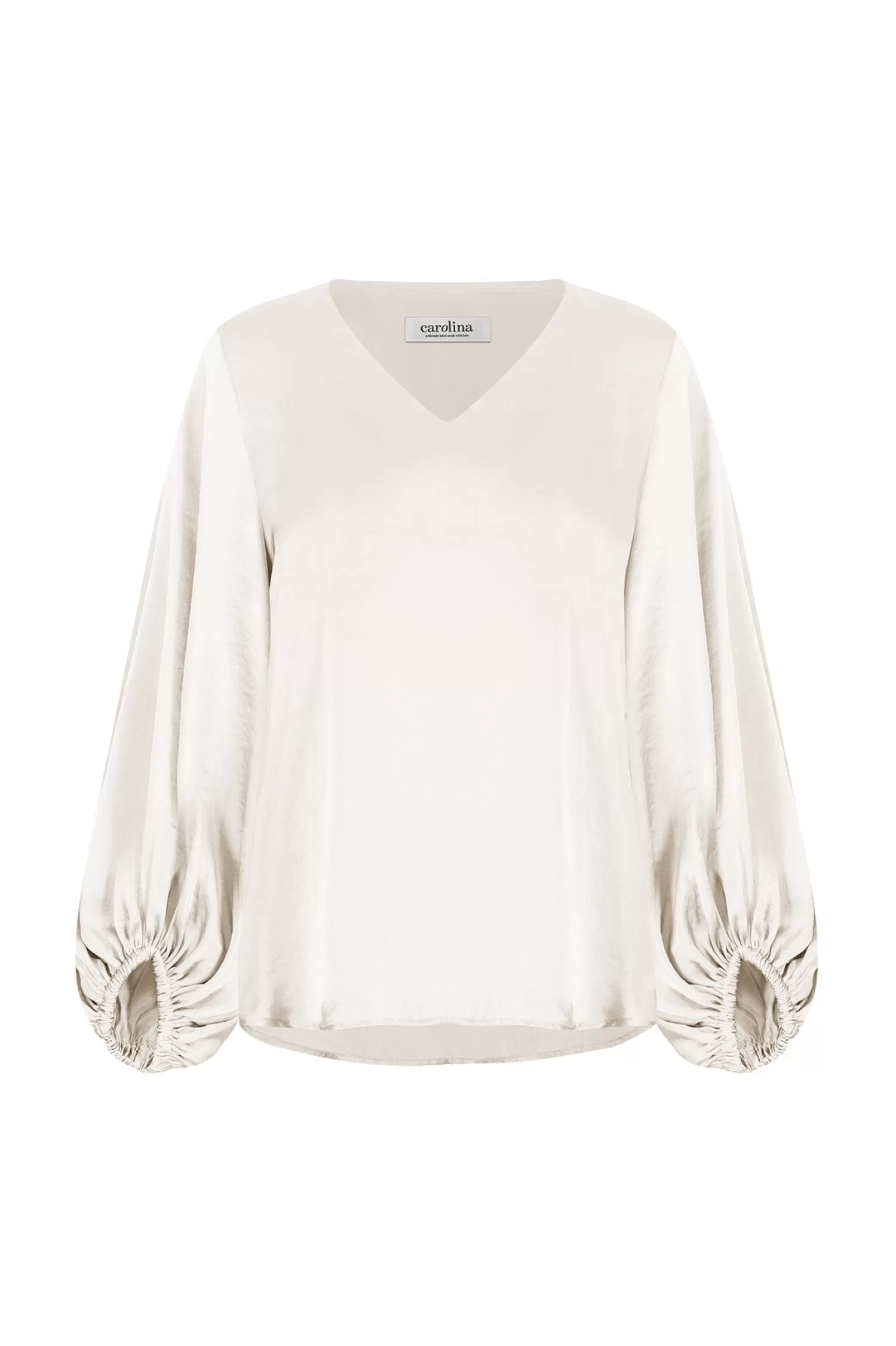 Carolina Sovana Tops | Long Sleeve*Sovana V-Neck Long Sleeve Top Light Gold