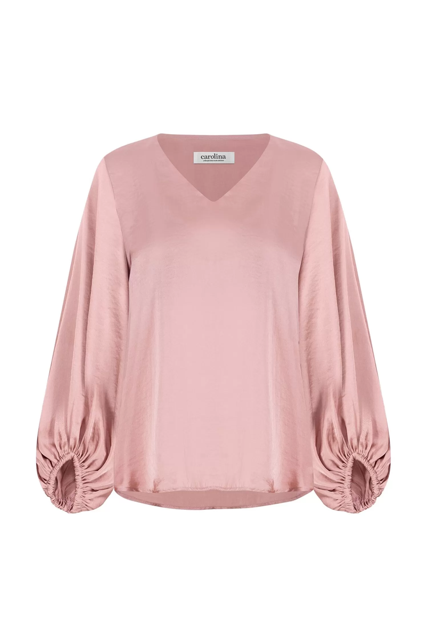 Carolina Sovana Tops | Long Sleeve*Sovana V-neck Long Sleeve Top Rose