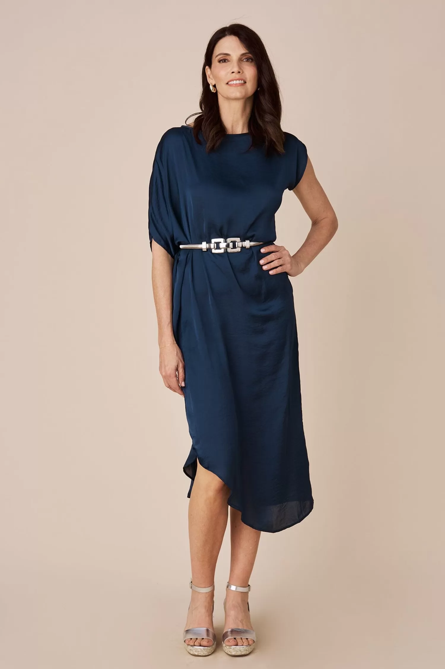 Carolina St Tropez Dresses | Short Sleeve*St. Tropez Dress Navy