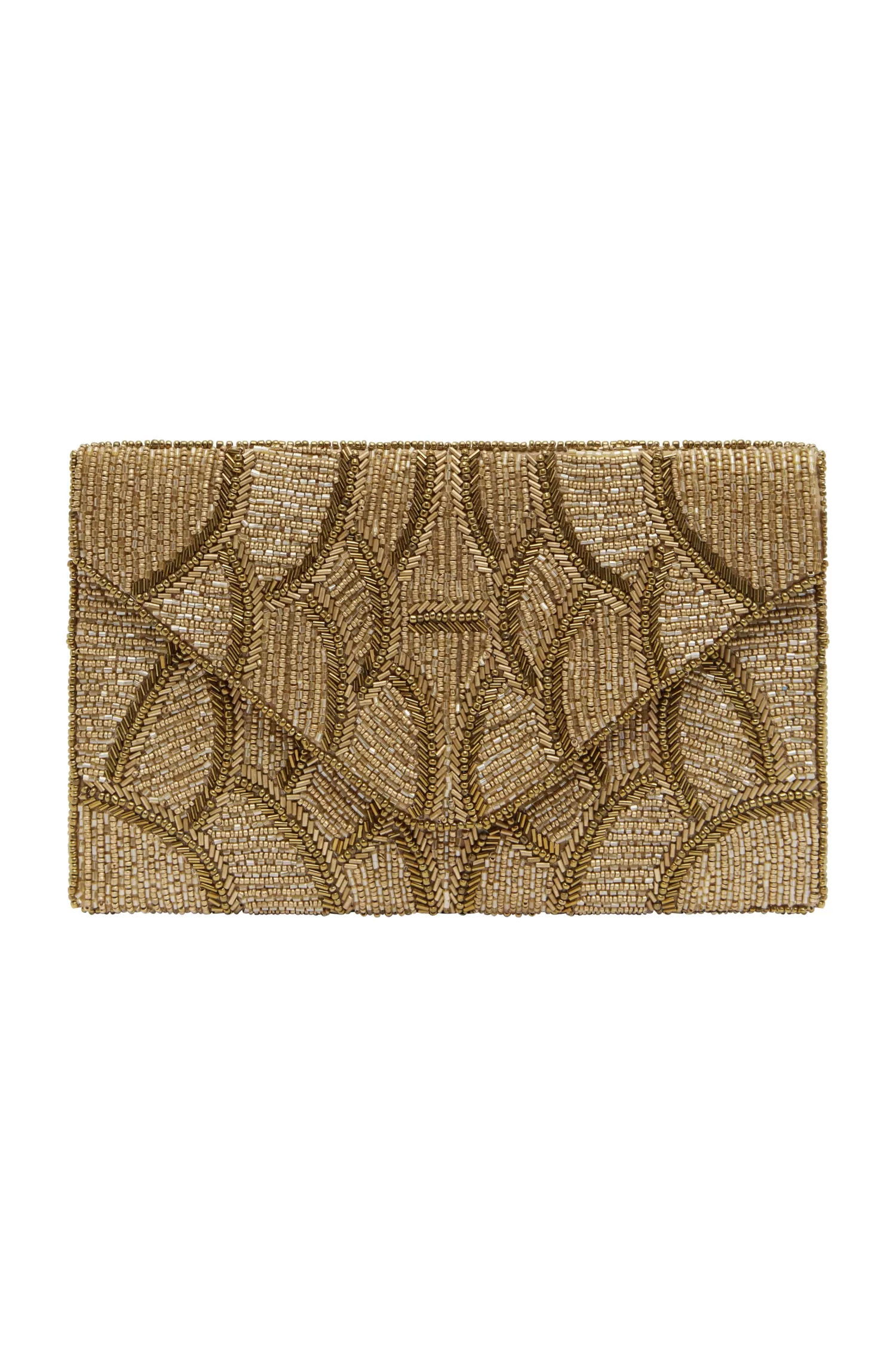 Carolina Clutches*Stella Sequinned Clutch Bag Gold