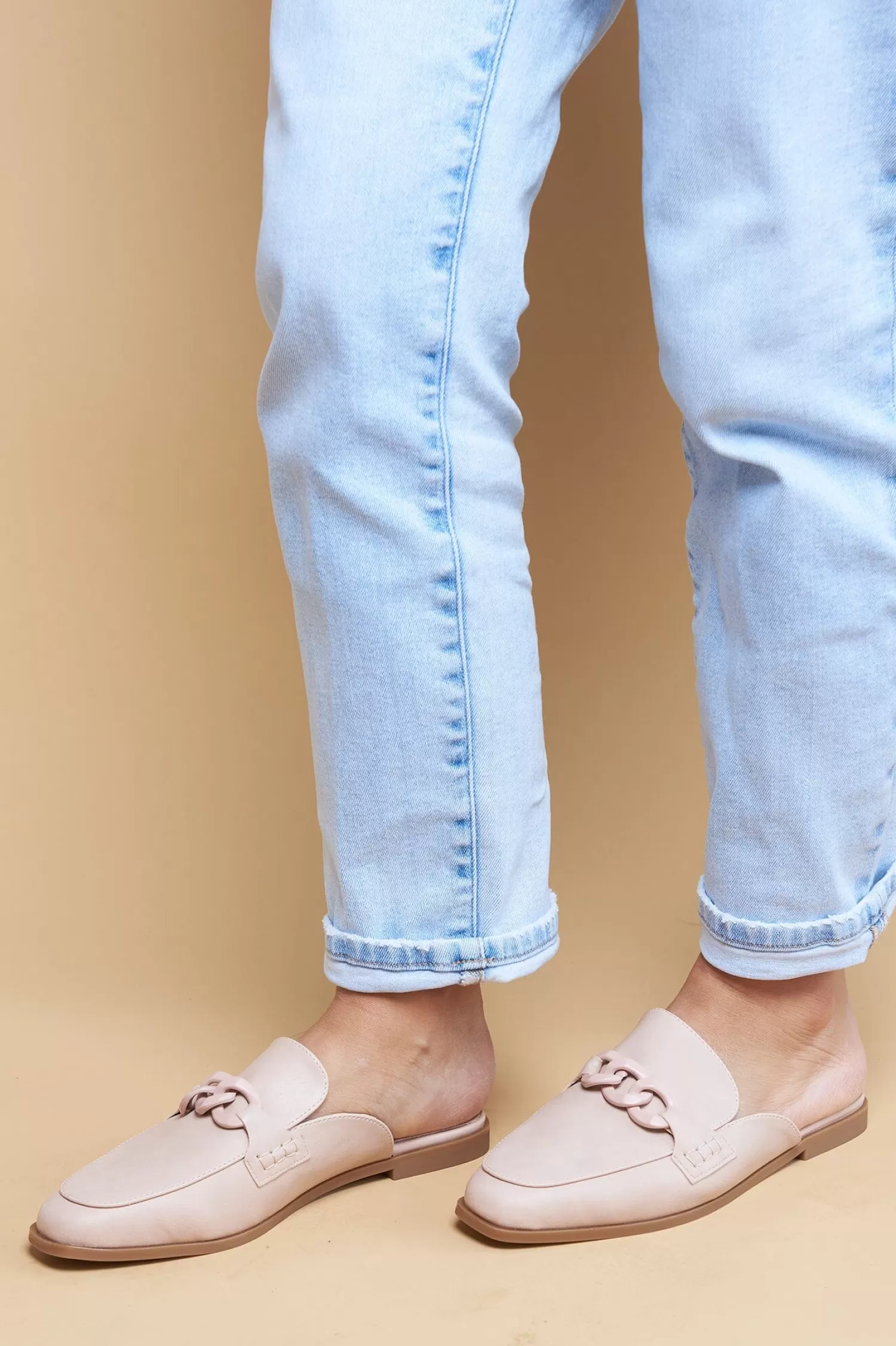 Carolina Flats & Loafers*Stephanie Mules Blush