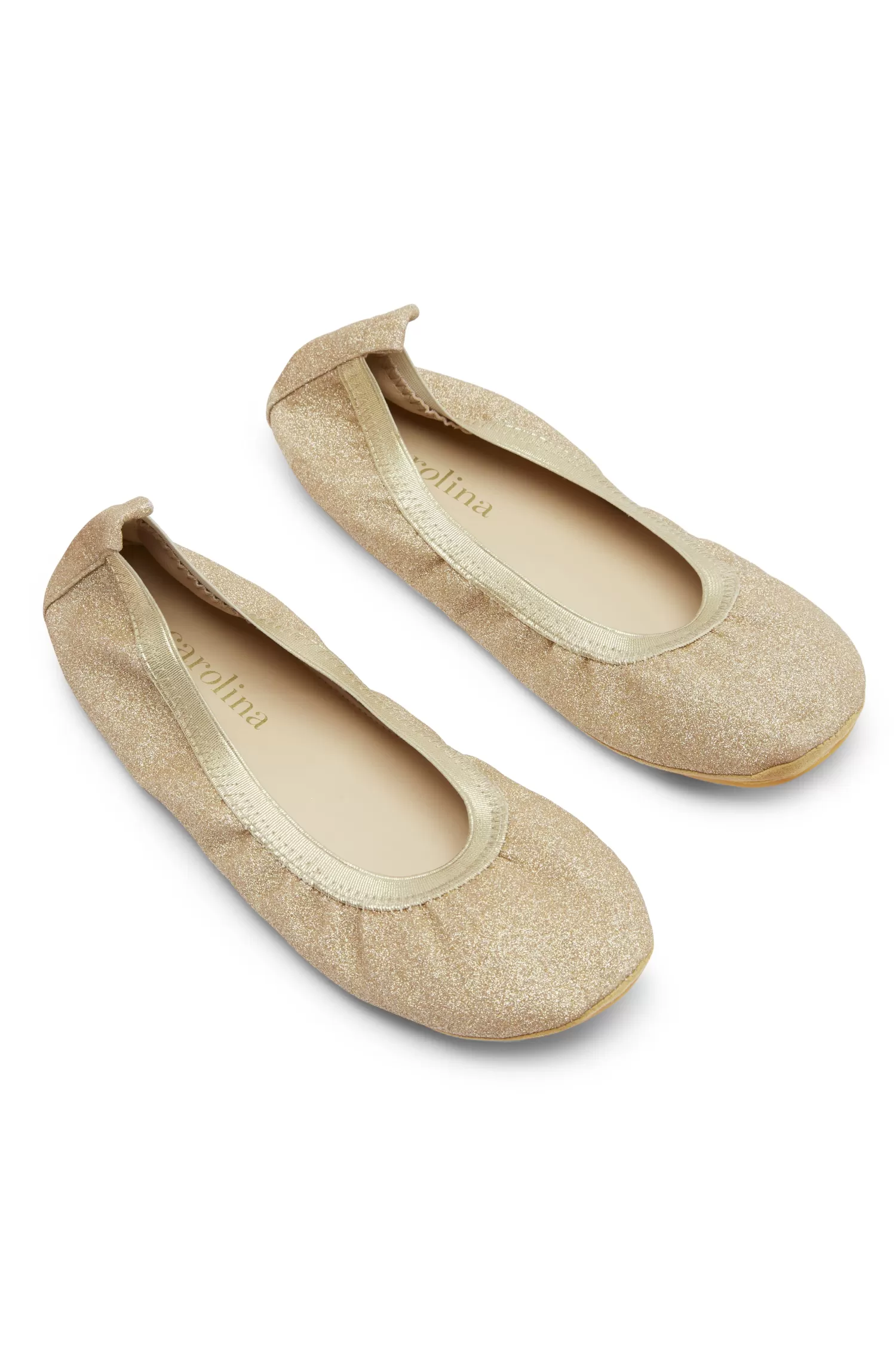 Carolina Flats & Loafers*Talia Sparkle Ballet Flats Gold