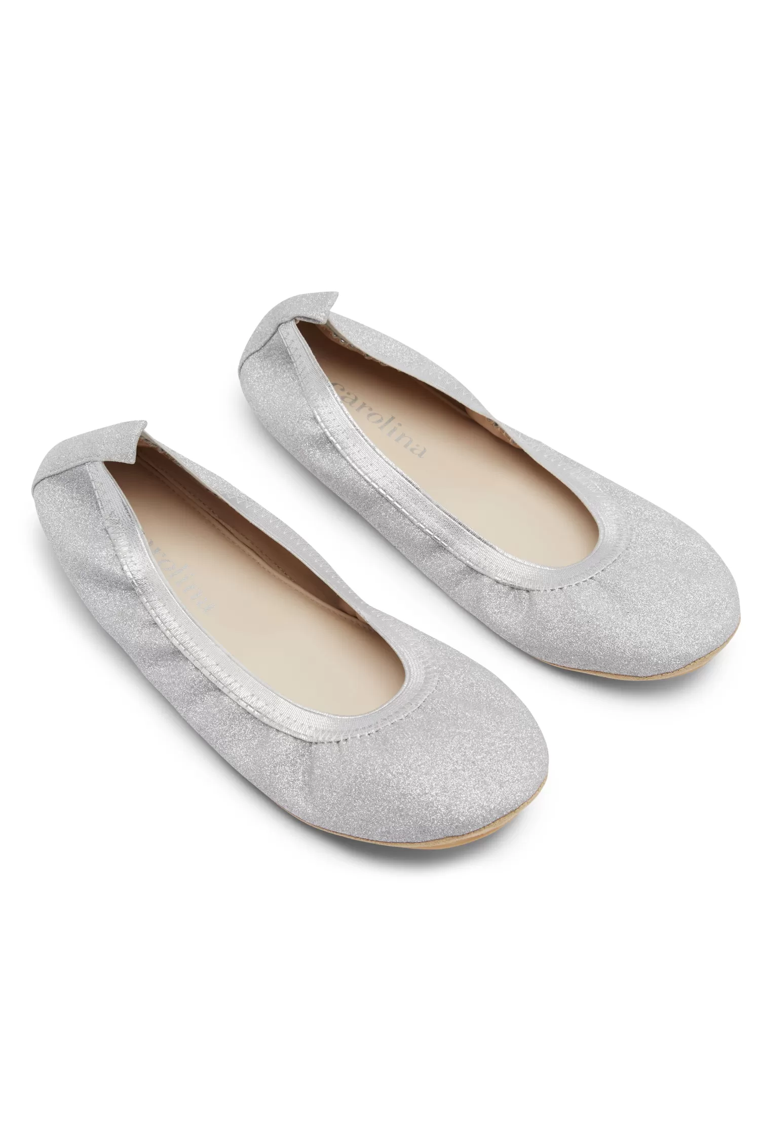 Carolina Flats & Loafers*Talia Sparkle Ballet Flats Silver