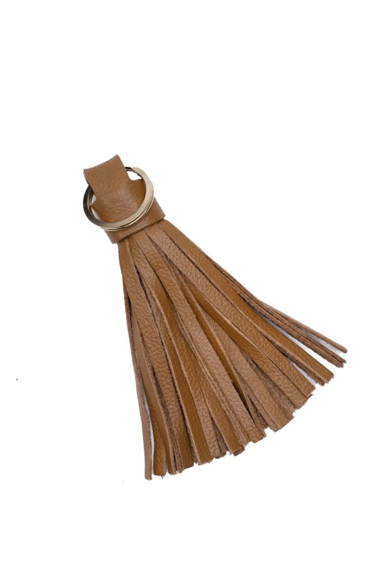 Carolina Travel Accessories | Travel Accessories*Tassel Keyring Tan Soft Leather