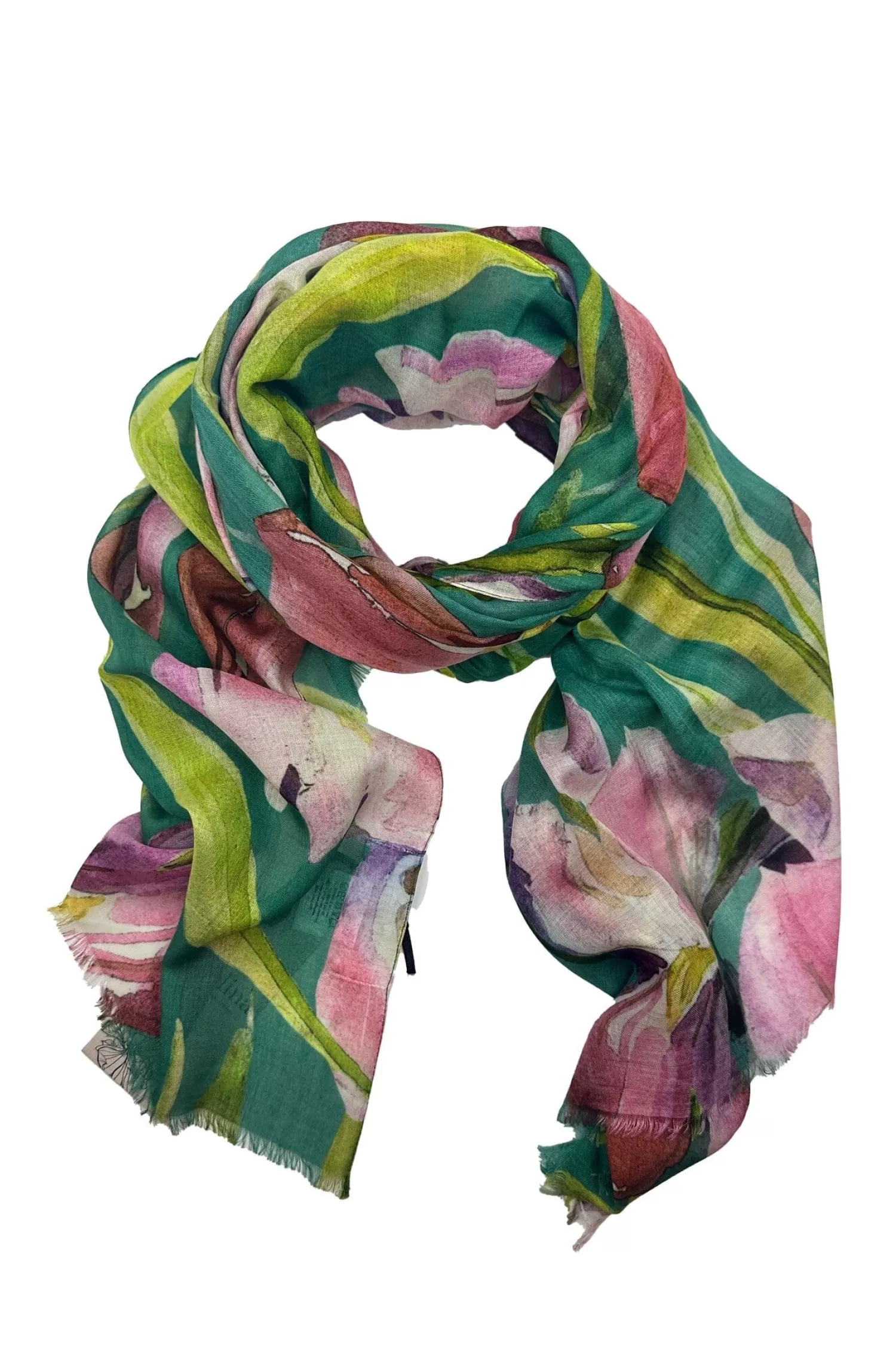 Carolina Scarves*Tulip Modal Scarf Green