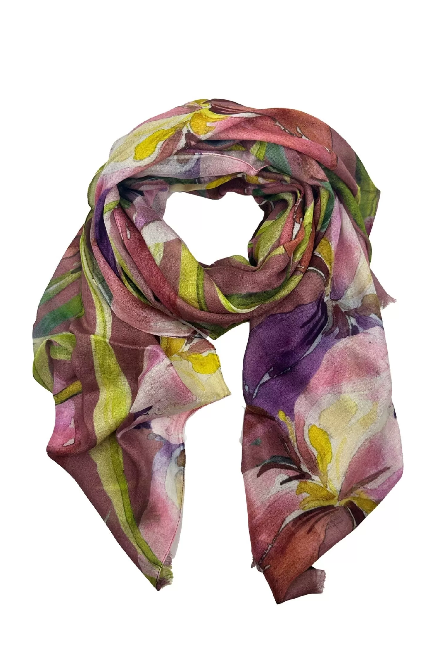 Carolina Scarves*Tulip Modal Scarf Rose